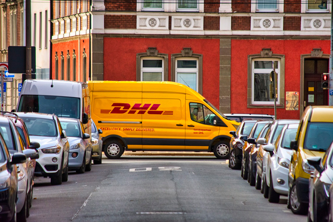 DHL fragtvogn
