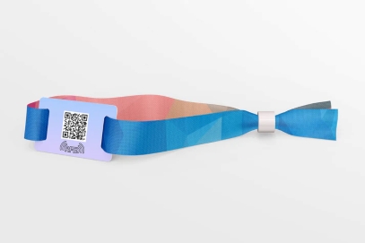 Produktbillede af stofarmbånd med RFID-chips